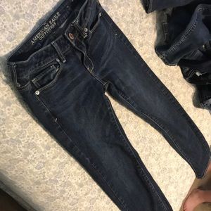 American eagle jeans size 0 short skinny